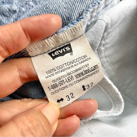 Vintage Levi's Orange Tab High-rise Straight Jeans - 30 x 25" (cropped / petite) - Picture 7 of 14